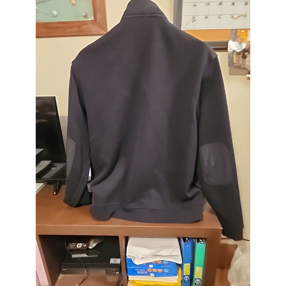 Apt 9 Mens XXL Black Zip Up Sweater Long Sleeve Cardigan Knit Jacket Size 2XL - Picture 2 of 5